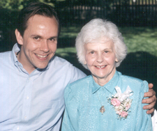 Michael with his mother Ruth