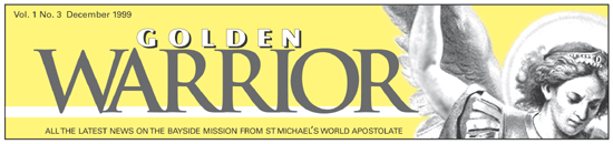 Golden Warrior nameplate