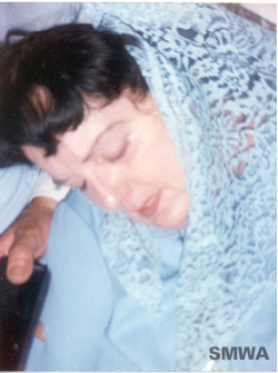 Photo of Veronica passing out