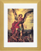 St. Michael framed picture